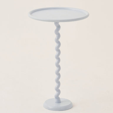 Twirl - Ice Blue / Cast Aluminium / 41L X 41W X 64H In Cms - Indoor Furniture