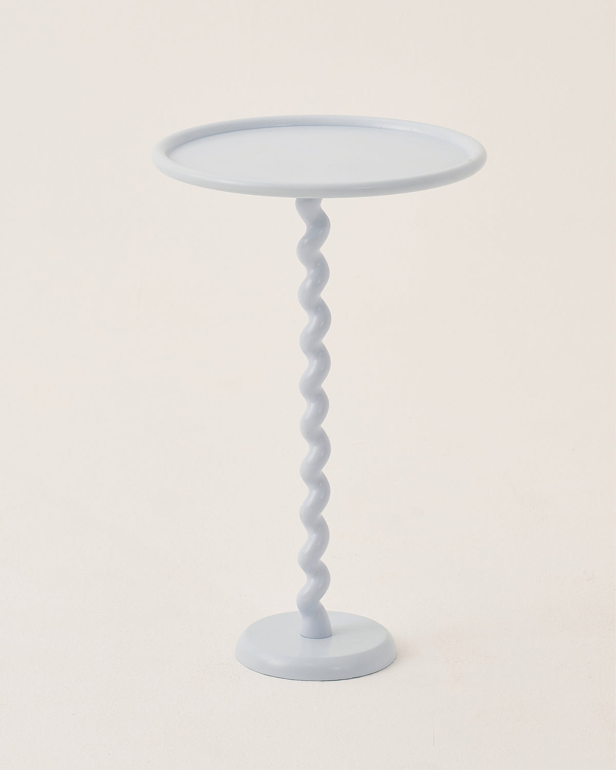 Twirl - Ice Blue / Cast Aluminium / 41L X 41W X 64H In Cms - Indoor Furniture