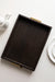 Ublong Tray - Brown / Stainless steel and wood - Decor