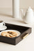 Ublong Tray - Brown / Stainless steel and wood - Decor