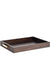 Ublong Tray - Brown / Stainless steel and wood - Decor