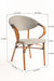 V Popsicle Aluminium Chair With Armrest - Outdoor Furniture