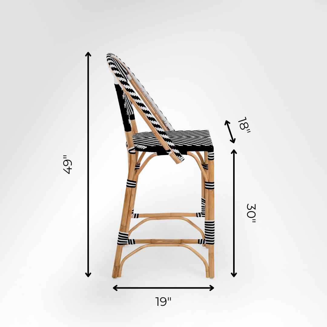 V Popsicle Cane Bar Chair