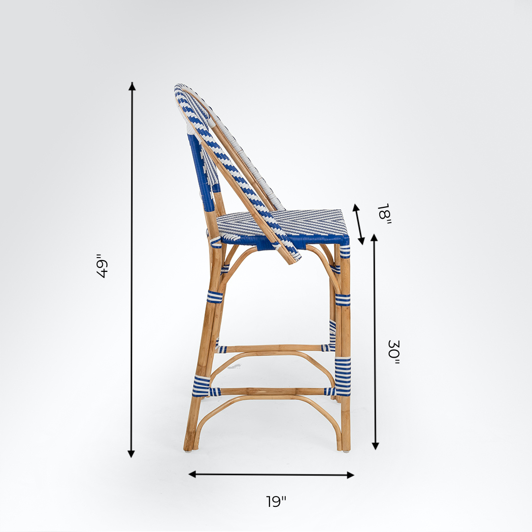V Popsicle Cane Bar Chair