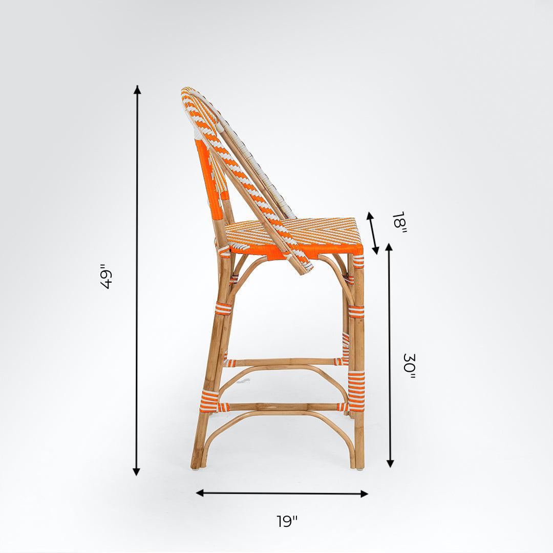 V Popsicle Cane Bar Chair
