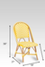 V Popsicle Cane Chair - Outdoor Furniture