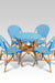 V Popsicle Cane Table And Chairs Set