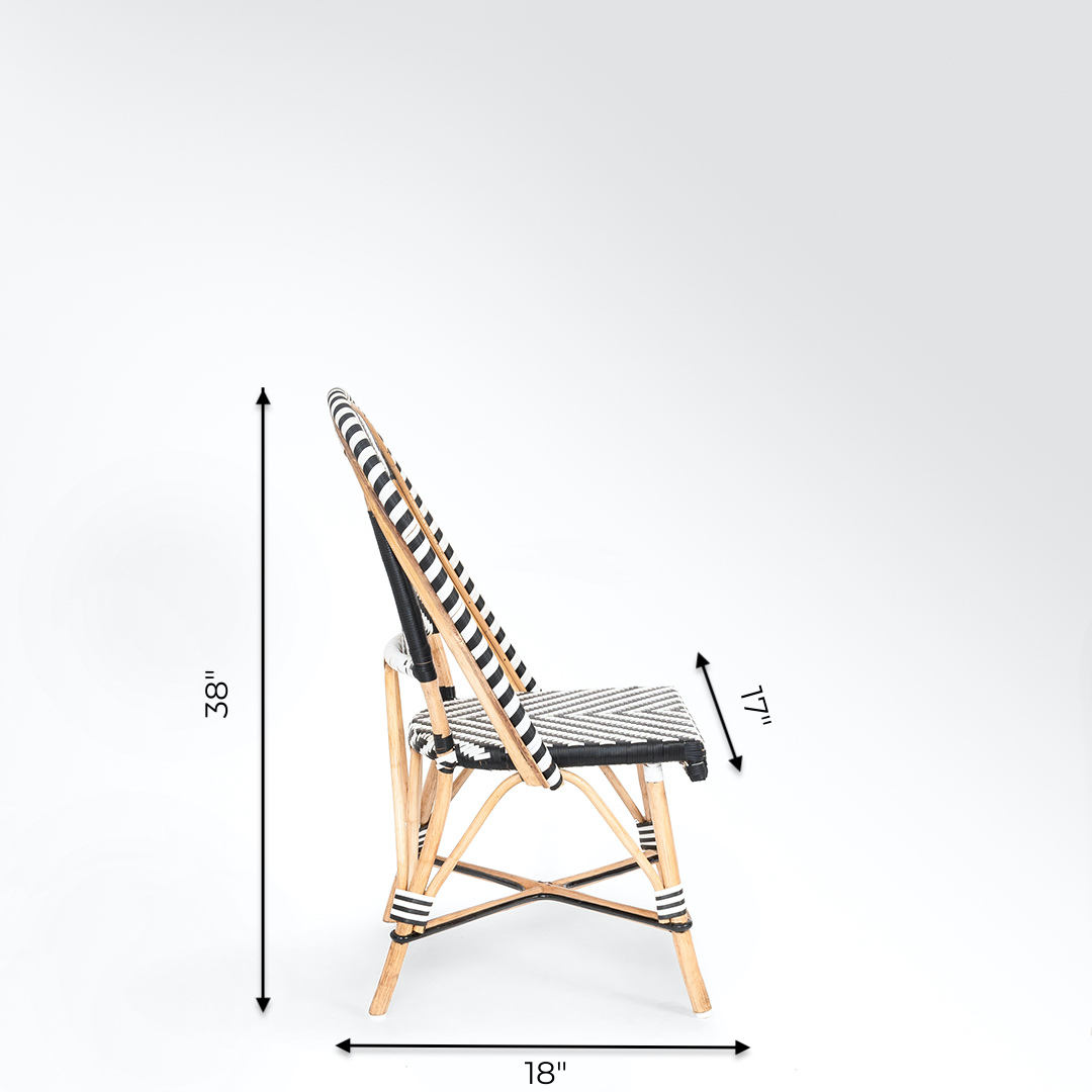 V Popsicle Cane Table And Chairs Set