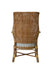 Varo Bamboo High Back Chair - Natural / Upholstery: Cotton polyester; Bamboo, cane / L: 25’’ W: 29’’ H: 44’’; Seat