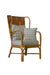 Varo Bamboo High Back Chair - Natural / Upholstery: Cotton polyester; Bamboo, cane / L: 25’’ W: 29’’ H: 44’’; Seat