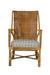 Varo Bamboo High Back Chair - Natural / Upholstery: Cotton polyester; Bamboo, cane / L: 25’’ W: 29’’ H: 44’’; Seat
