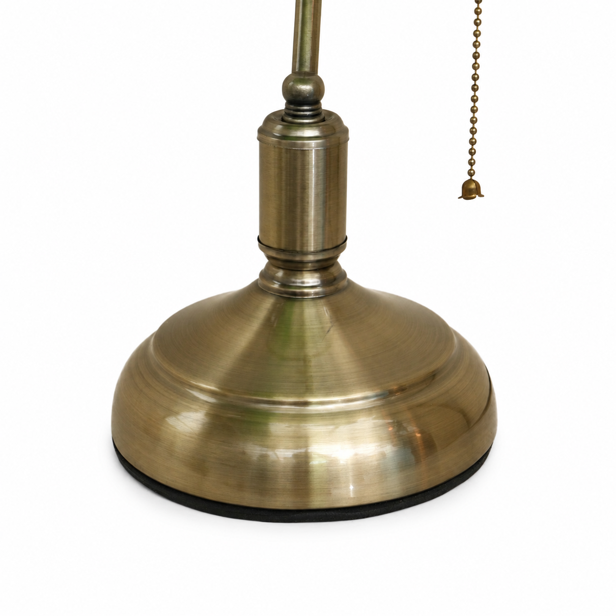 Verde Banker’s Desk Lamp - Green / Brass / 16 inch - Lighting