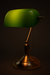 Verde Banker’s Desk Lamp - Green / Brass / 16 inch - Lighting