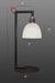 Vertigo Black Frosted Glass Bedside Lamp