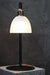 Vertigo Black Frosted Glass Bedside Lamp