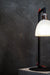 Vertigo Black Frosted Glass Bedside Lamp