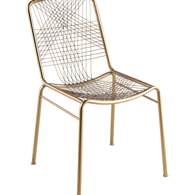 Veya Chair - L:21 x W:20 x H:32 In inches / Metal - Indoor Furniture
