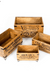 Victor Storage Boxes | Set Of 4 - Natural / Wood / L:55 x D:32 x H:35 in cm - Decor