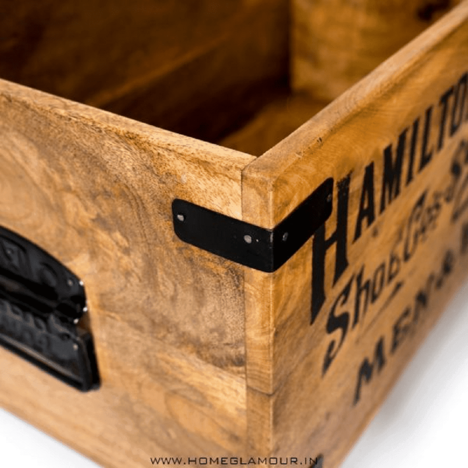 Victor Storage Boxes | Set Of 4 - Natural / Wood / L:55 x D:32 x H:35 in cm - Decor
