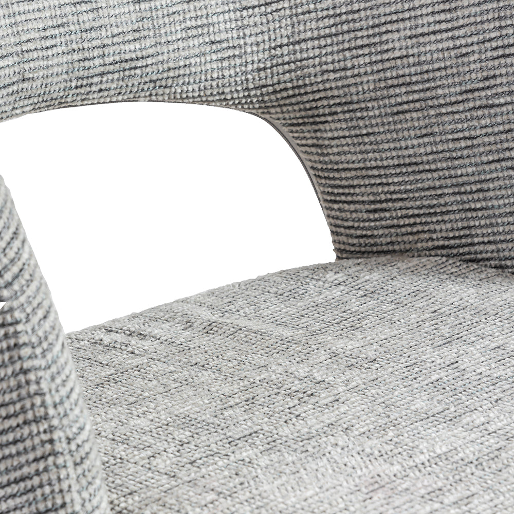 Vika Dining Chair - Mild Steel and Upholstery / CM: - L:- 50 x W:- 58 x H:- 82 - Indoor Furniture