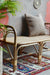 Vintage Bamboo Bench - Natural / Bamboo and cane / L: 42.5’’ W: 17.5’’ H: 24’’; Seat Height: 15’’ - Furniture