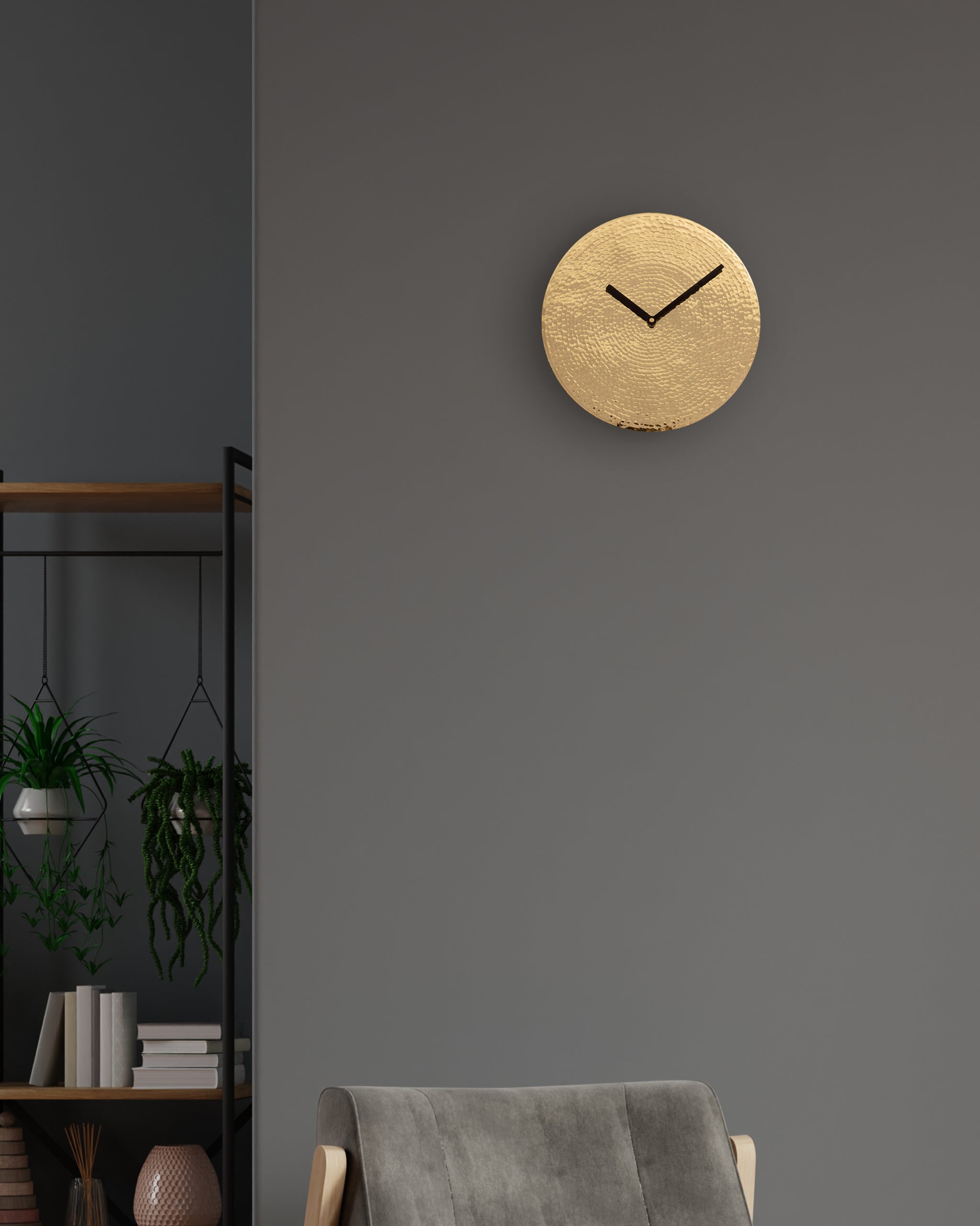 Wall O Clock - Brass - Natural / Brass - Decor