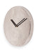 Wall O Clock - Chrome - White / Brass / Dia: 9.5’’ * Thickness: 1’’ in Inches - Decor