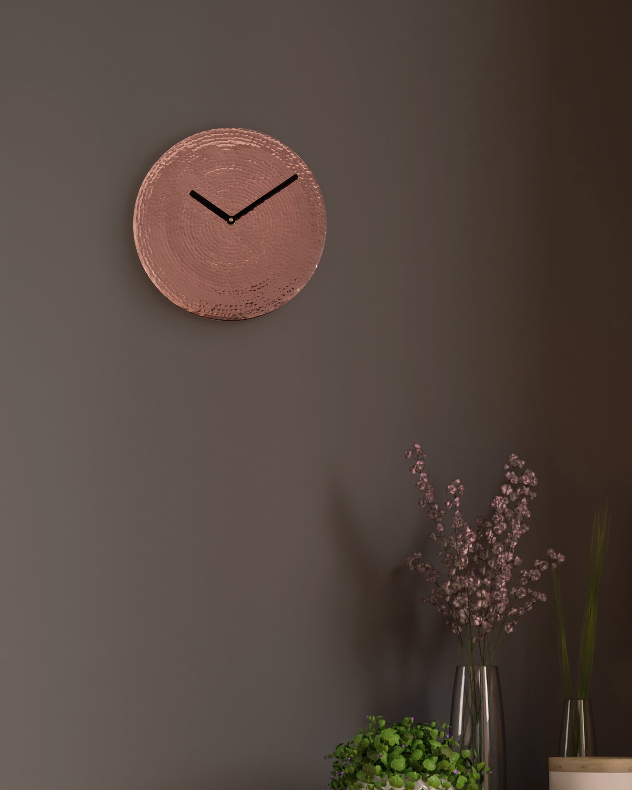 Wall O Clock - Copper - Natural / Brass - Decor