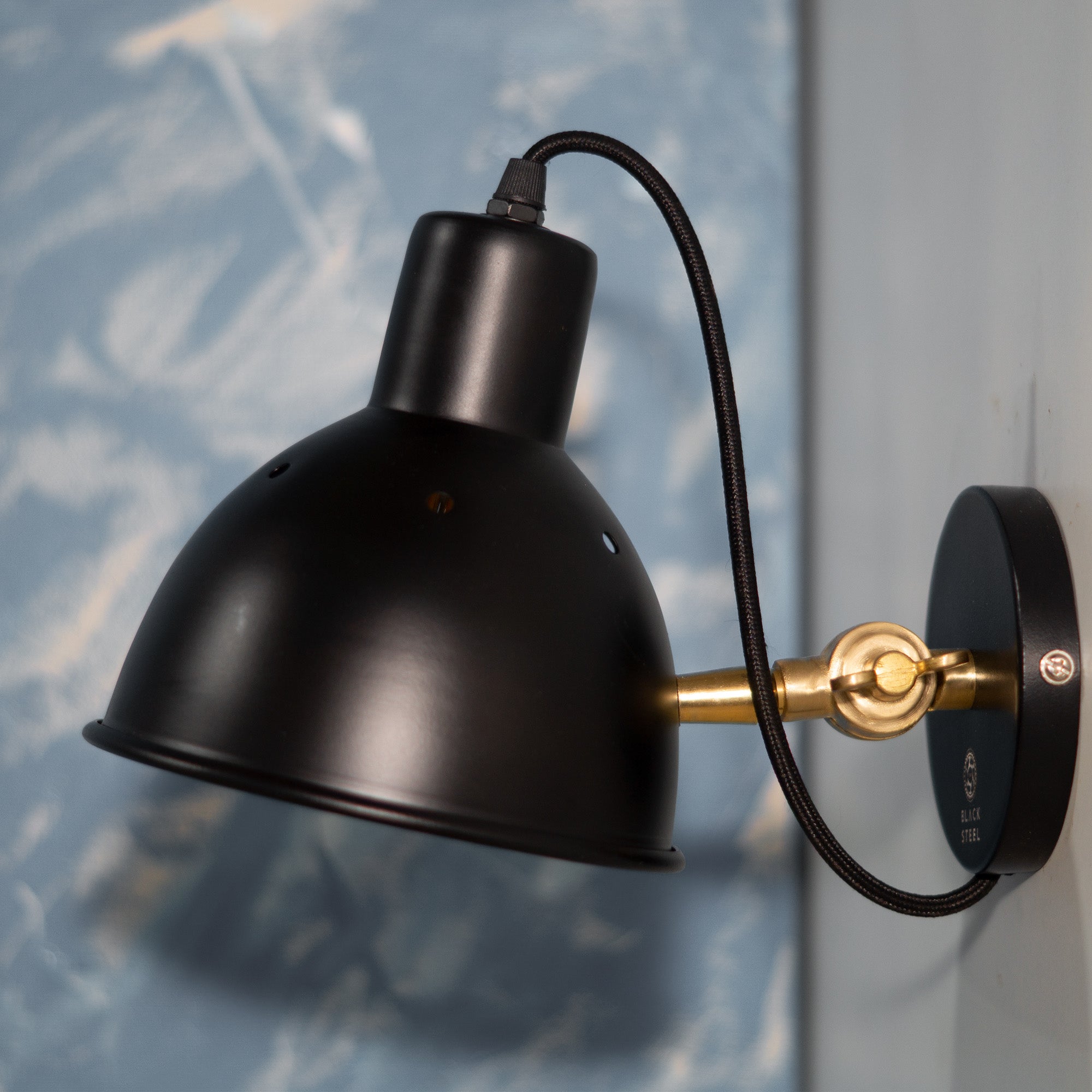 wall lights industrial metal black