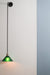 tall wall lamp green glass
