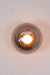 black gold round circle glass wall lamp