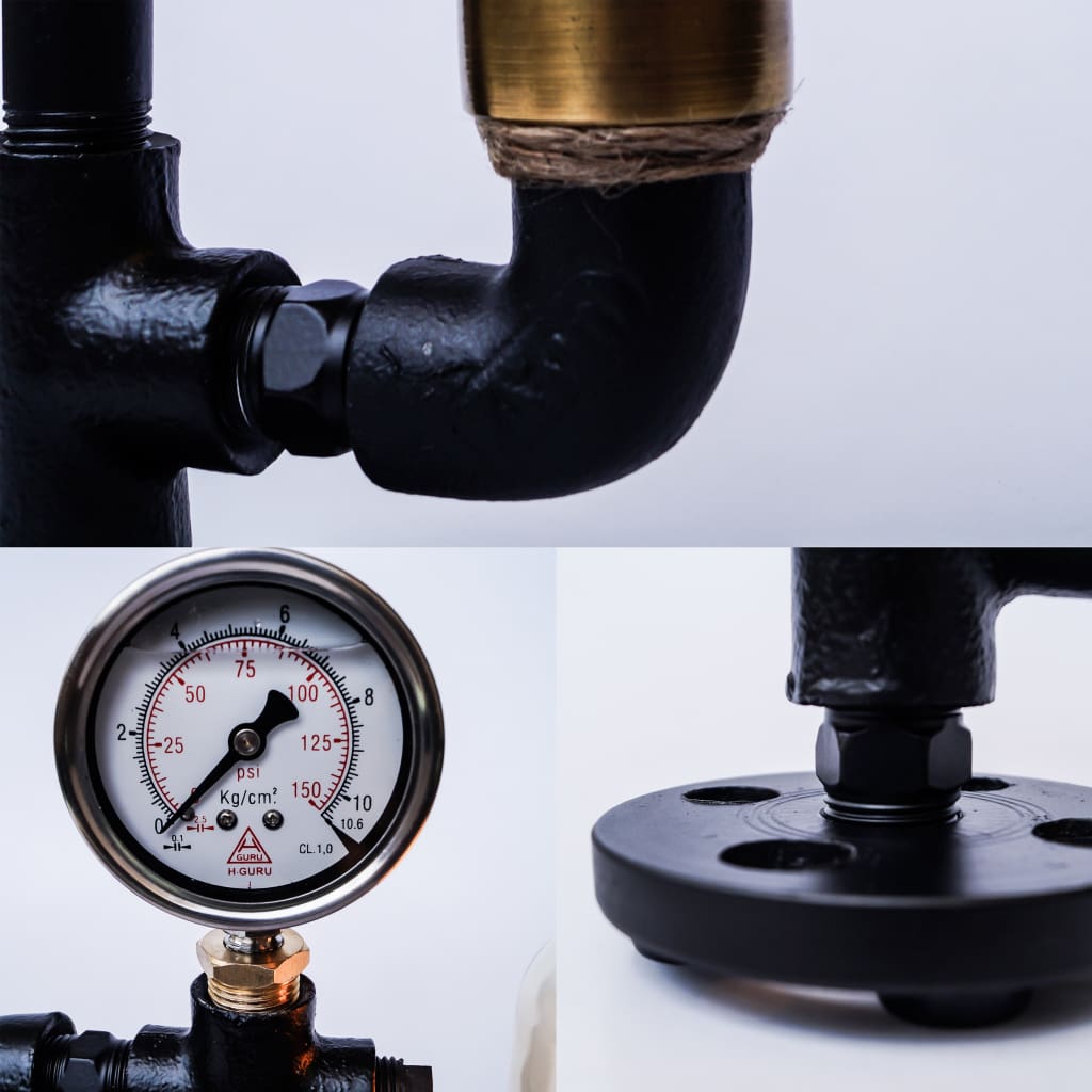 Warehouse Pressure Gauge Twisted Industrial Lamp