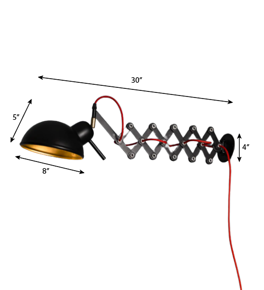 FSW211 Warsai Scissor Arm Wall Light