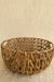 Water Hyacinth Cut-Work Basket - Natural / Water Hyacinth - Decor
