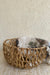 Water Hyacinth Cut-Work Basket - Natural / Water Hyacinth - Decor