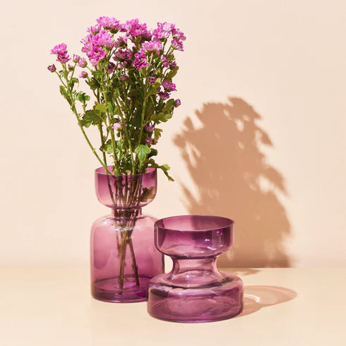 Lilac Coloured Vase short