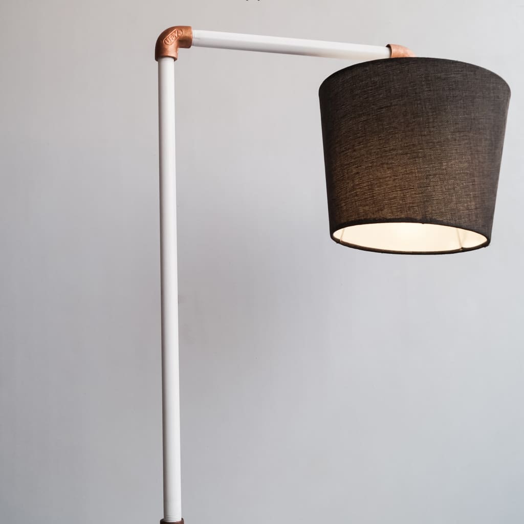 Jazz Steampunk Pipe Design Industrial Floor Lamp