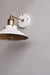 White Scandinavian Cone Wall lamp