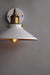 White Scandinavian Cone Wall lamp