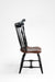 Windsor Chair 9 - W: 19’’ D: 19’’ H: 38.5’’ / Black and Brown / American Hard Wood - Indoor Furniture