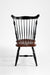 Windsor Chair 9 - W: 19’’ D: 19’’ H: 38.5’’ / Black and Brown / American Hard Wood - Indoor Furniture