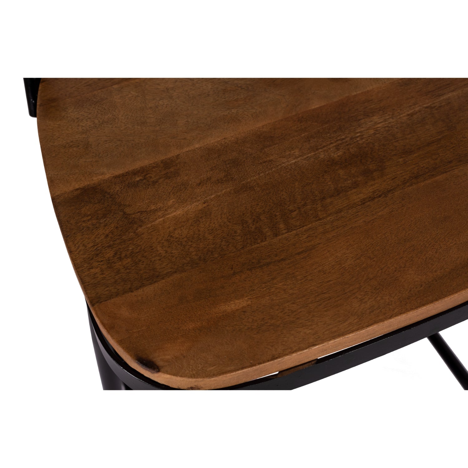 Windsor Metal Bar Chair - Natural / Wood and MS / L:44 x D:45 x H:103 x Seating Height: 71 In cms - Indoor Furniture