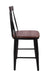 Windsor Metal Dining Chair I Set of 2 - Walnut / Wood and MS / L:42 x D:42 x H:85 in cm - Indoor Furniture
