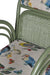 Wokha Bamboo Chair - Sage Green / Bamboo, Fabric: Cotton / L: 21’’ W: 21’’ H: 37’’; Seat Height: 18’’ - Furniture