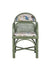 Wokha Bamboo Chair - Sage Green / Bamboo, Fabric: Cotton / L: 21’’ W: 21’’ H: 37’’; Seat Height: 18’’ - Furniture
