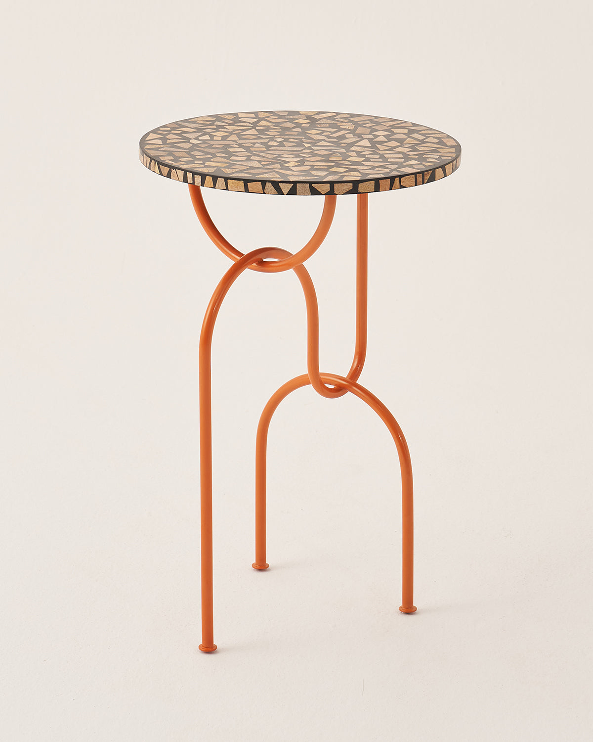 Woodpecker - Orange / Resin & Metal / 43L X 43W X 55H In Cms - Furniture