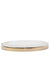 Yang Candles Plates + Aroma Candles _ Gift Box - White and Brass Gold / Stainless Steel, Marble and wax - Decor