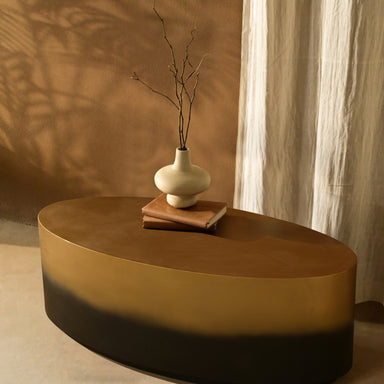 Zeen Coffee Table - L:47 x W:24 x H:16 In inches / Metal - Indoor Furniture