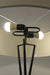 Zen Tripod Floor Lamp - Dia: 24’’ H: 65’’ / Black and White / Mild Steel and Poplin - Lighting