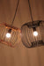 Zura Bubble Pressed Black Hanging Lamp by homeblitz.in